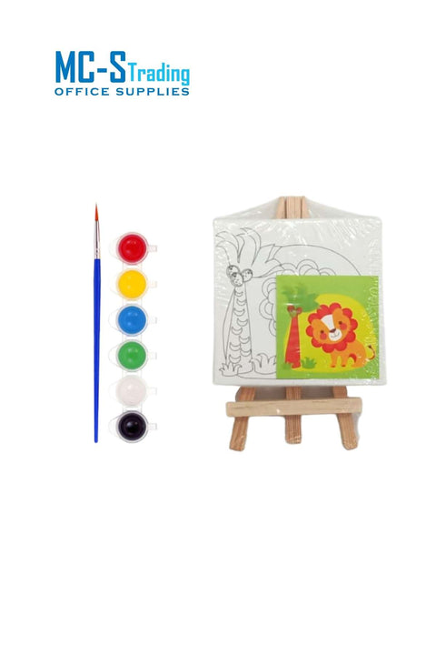 Keep Smiling Kids Painting Canvas Panel 10.10 With Shell 691000370550