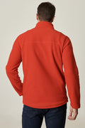 Altınyıldız Classics Men's Red Anti-Pilling Standard Fit Bato Collar Cold Proof Fleece Sweatshirt 4A5221100016