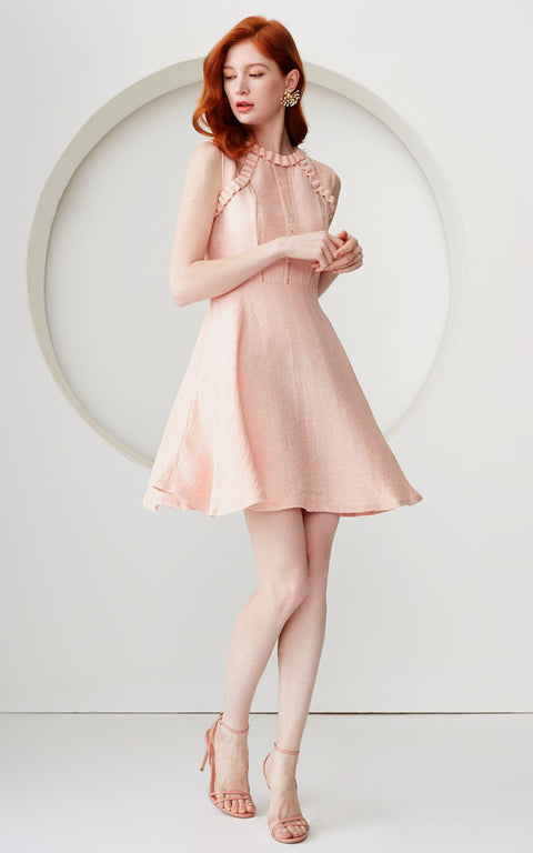 Selected Women's Pink Dress 41912J505C19 (ma31)