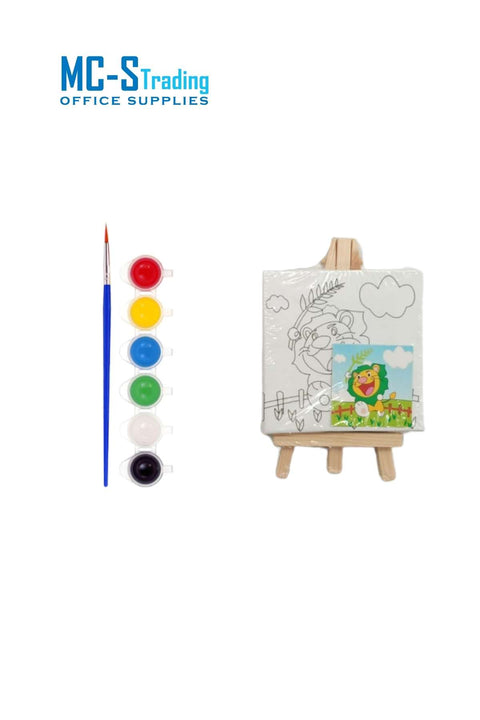 Keep Smiling Kids Painting Canvas Panel 10.10 With Shell 691000370550