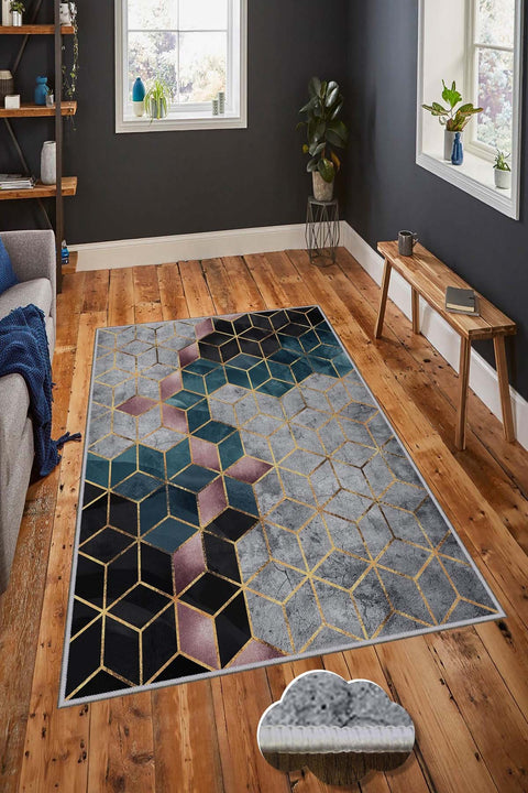 SD Home Multicolor Carpet (160 x 230) 478HFT1243