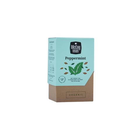 MCCOY Organic Peppermint Tea 20x1.5g