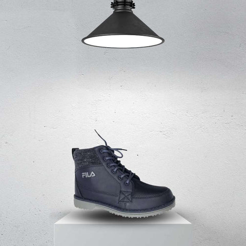 Fila Boy's Navy Blue Boots 5023400 (shoes 2/b1)