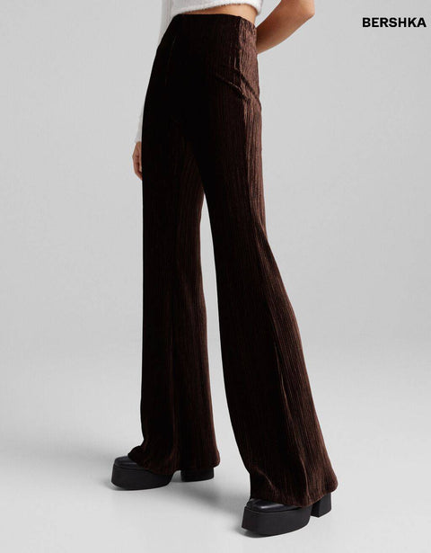 Bershka brown six-pocket pants for women 5186/326/700 (FL142)