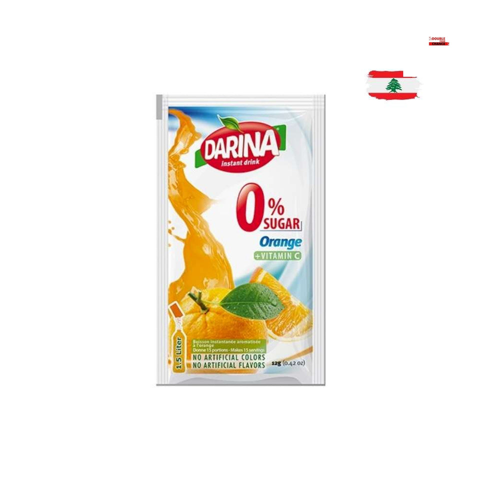 Darina 0% Sugar Instant Orange Juice 12g | Darina In Lebanon