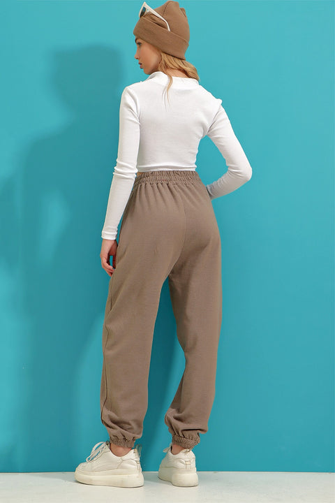 SD Moda Women's Mink Sweatpants 613BLV1429(YZ85)