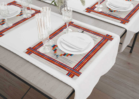 SD Home Multicolor Napkin Set (6 Pieces) 742TMA7791