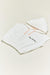 Fulla Moda Girl's White Striped Letter Printed Hoodie T-Shirt 166668(FL54)