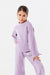 SD Moda Girl's Lilac Corded Fleece Girls' Suit 177363(fl115)