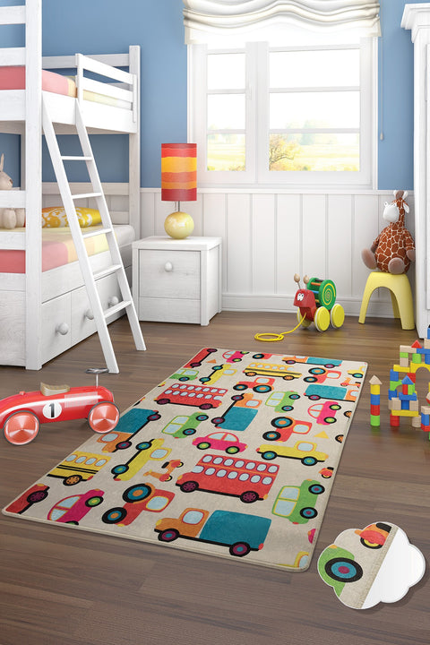 SD Home Multicolor Carpet (100 x 160) 876CHL1145