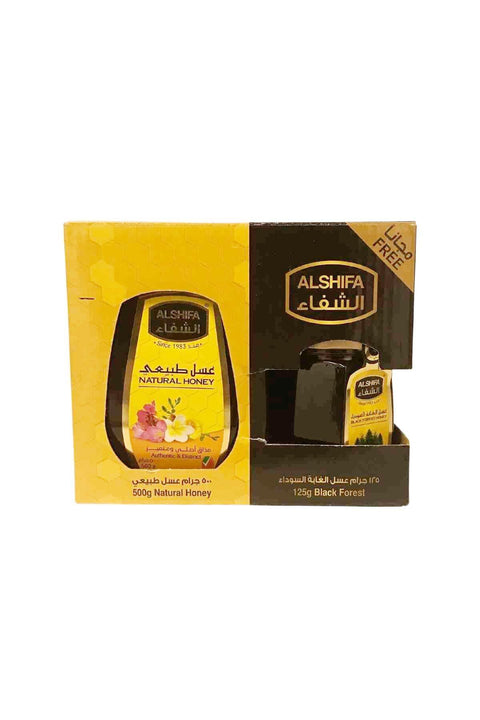 AlShifa 100% All Natural Honey 500g+ AlShifa 100% All Natural Honey 125g Free | Alshifa In Lebanon