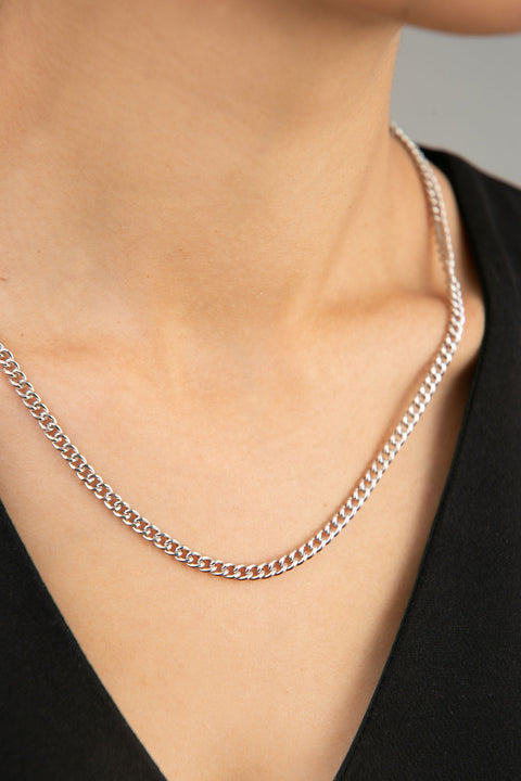 SD Women's Silver Necklace 948ELK2112