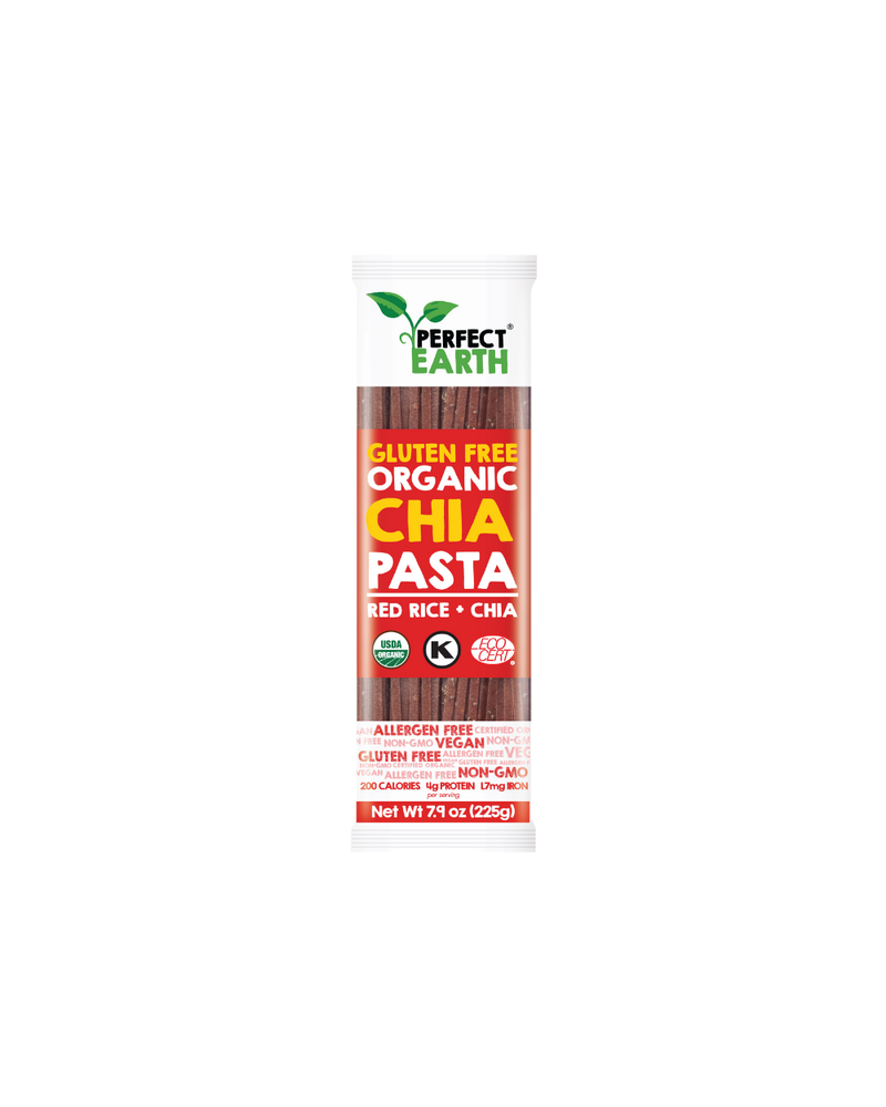 Perfect Earth Organic Red Rice Pasta with Chia 225G