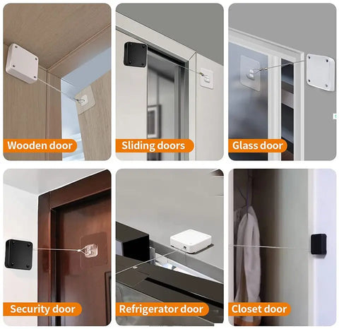 SD Home Automatic induction door closer without punching (china1) SADC11