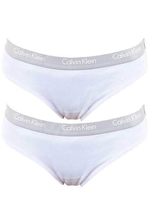 Calvin Klein  Women's 2 Pack White  Panties  QD3584E 100