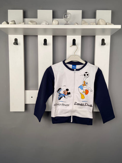 Disney Boy's White Sweatshirt D484KFW(SHR)