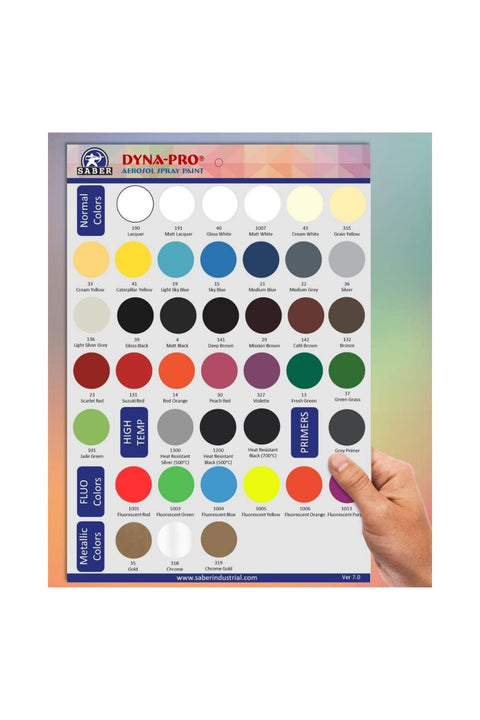 Saber Industrial Dyna-Pro Spray Paint (Regular Color) 400ml