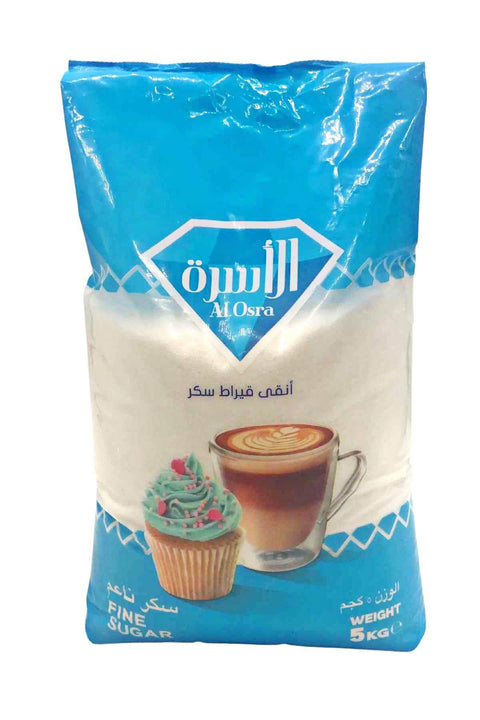 Al Osra Fine Sugar 5kg | Al Osra In Lebanon