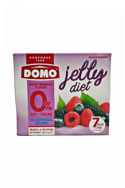 Domo Jelly Diet Mixed Berries Flavor 0% Fat 12g