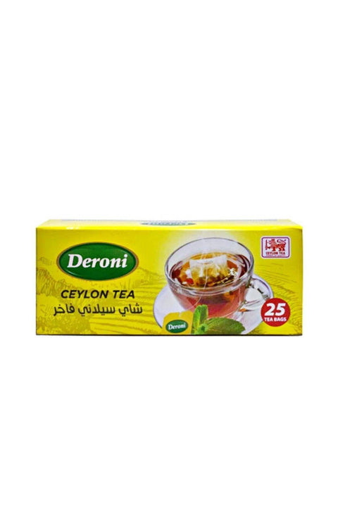 Deroni Ceylon Tea 25 حقيبة