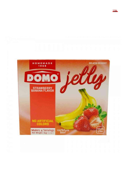 Domo Jelly Strawberry Banana 85g
