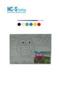 Keep Smiling Canvas Wooden Drawing Board+ Watercolor+ Brush 2530C 1234568822