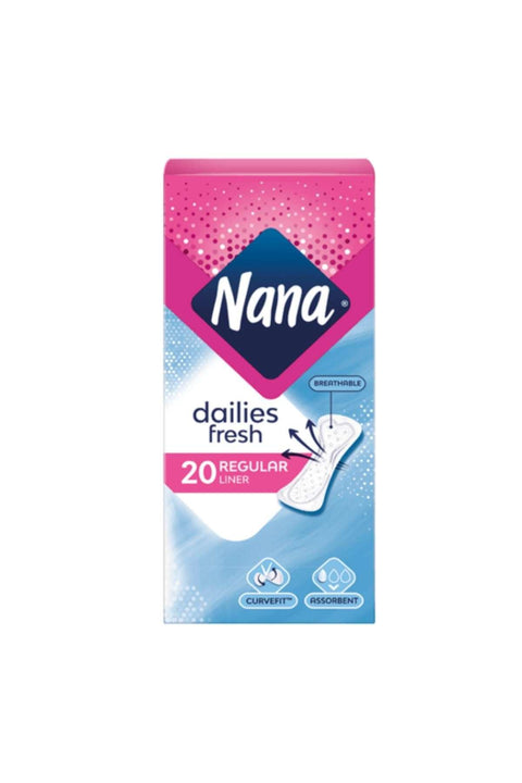 Nana Dailies Fresh Regular Liners 20s