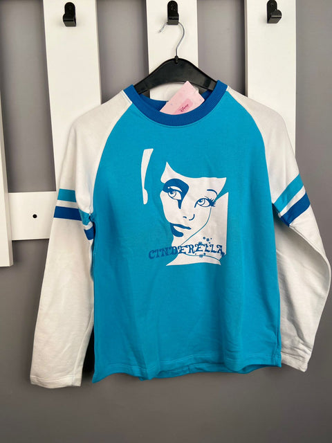 Disney Girl's Blue Sweatshirt C39G59(SHR)