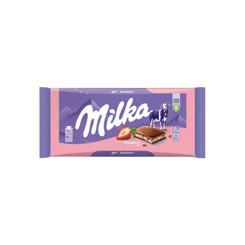 Milka Strawberry Bar 100g | Milka In Lebanon