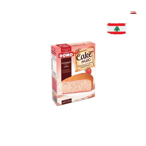 Domo Cake Mix Strawberry Flavour 500g