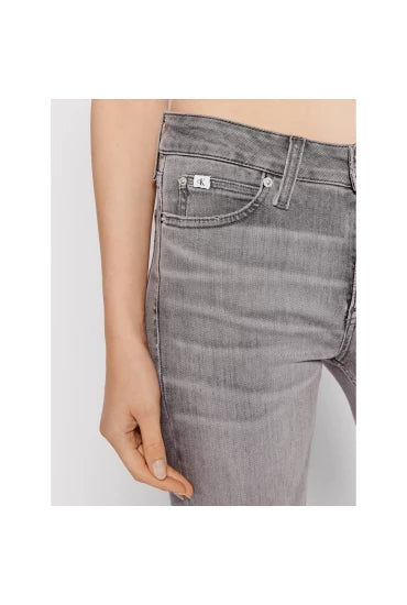Calvin Klein Women's Gray Skinny Fit Jeans J20J216501 1BZ