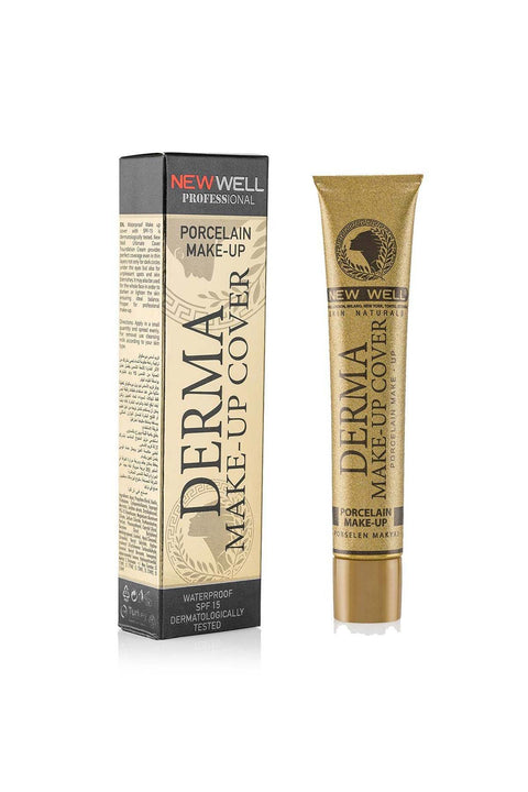 New Well Derma Make-Up Cover Foundation - Gold