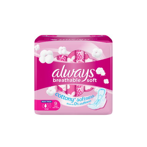 Always Breathable  Soft 9 pads