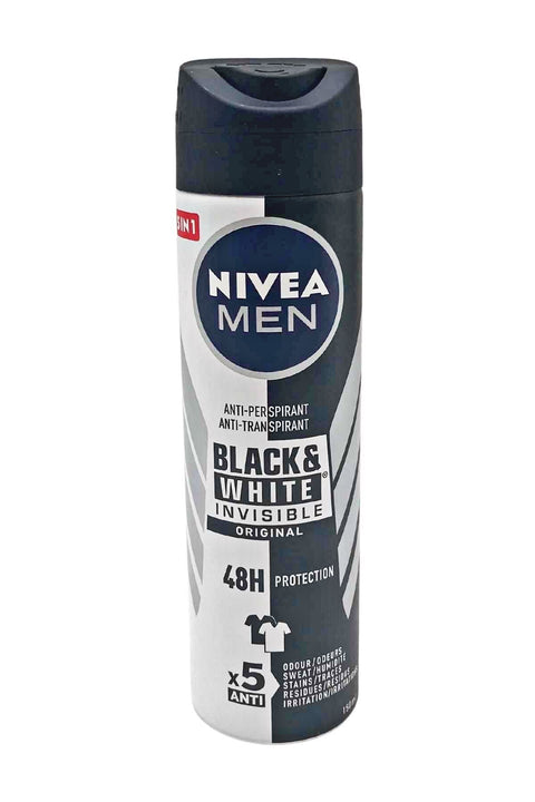 Nivea Men Black & White Invisible Original 150ml