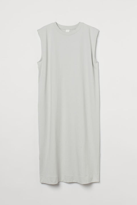 H&M Women's Light Green Sleeveless Jersey Dress 0978904001(shr)
