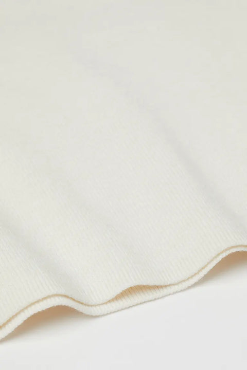 H&M  Women's White Knit Shorts 0995794001 (shr)