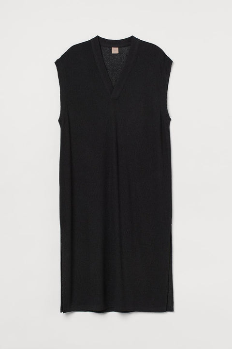 H&M  Women's Black Knit Dress 0945045004