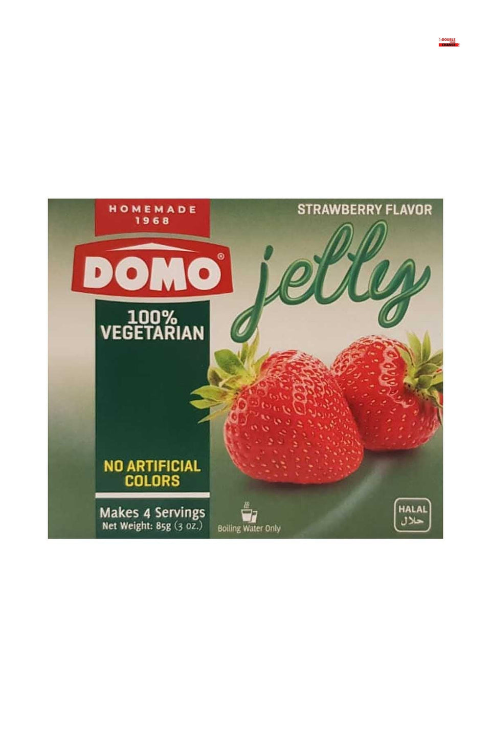 Domo Vegetarian Strawberry Jelly 85g | Domo In Lebanon