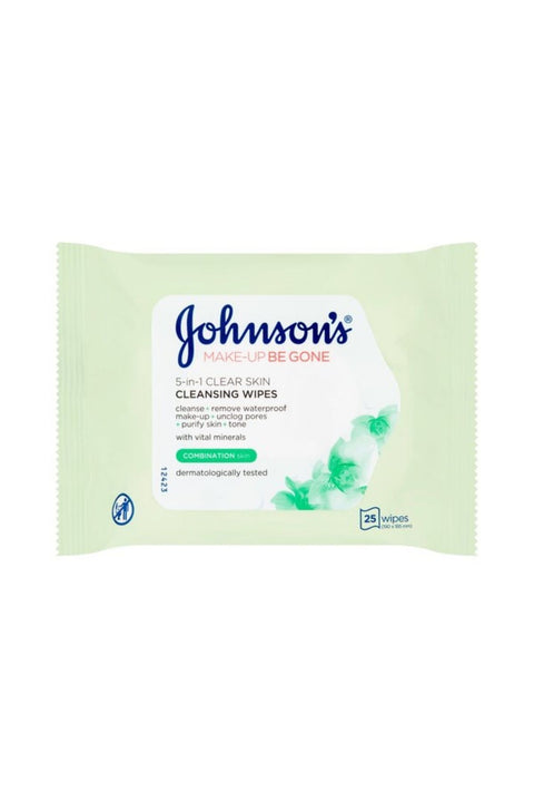 Johnsons's Daily Essentials Cleansing Wipes- 25 Wipes
