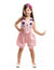 Denokids Girl's Pink Kitty Balloon Overall CFF-19Y1-175