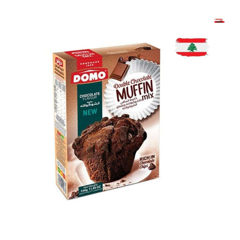 Domo Double Chocolate Muffin Mix Chocolate Flavour 336g