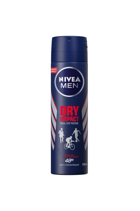 Nivea Men Dry Impact Real Life Tested 150ml |Nivea  In Lebanon