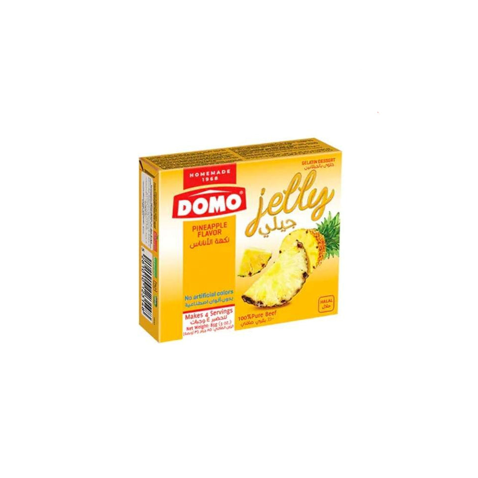 Domo Jelly Pineapple Flavor 85g | Domo In Lebanon