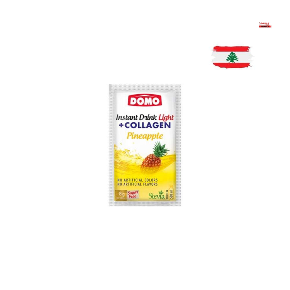 Domo Instant Drink Light + Collagen Pineapple 8g | Domo In Lebanon