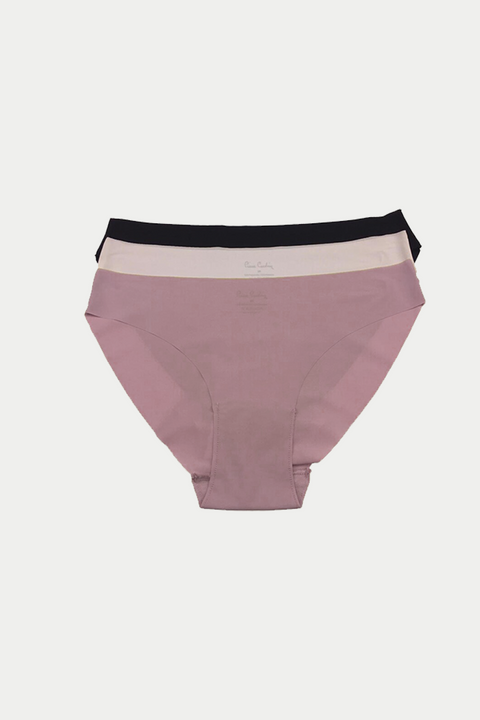 Pierre Cardin Women's Multicolor 3-Pack Non-Trace Panties 2835(yz55)(shr)