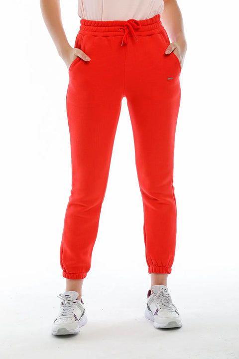 Slazenger Women's Red KORRA Sweatpants ST21PK110-679 (shr)
