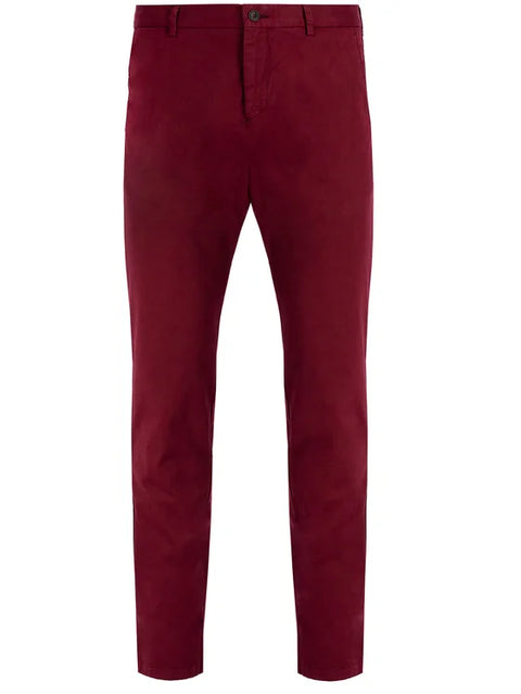 Tommy Hilfiger Men's Burgundy Flex Fabric Trousers LMR27 (shr)