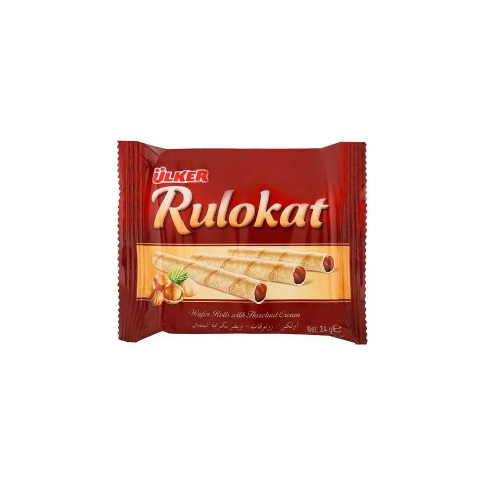 Ulker Rulokat Wafer Rolls With Hazelnut Cream 24g | Ulker In Lebanon