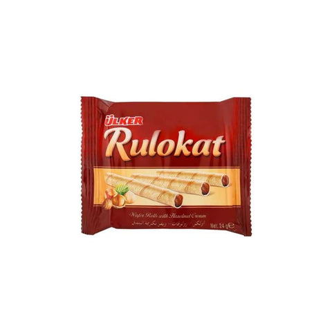 Ulker Rulokat Wafer Rolls With Hazelnut Cream 24g